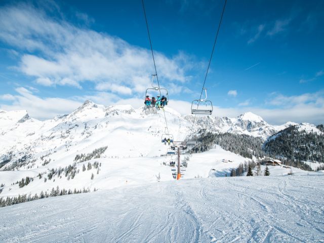 View of chairlift.